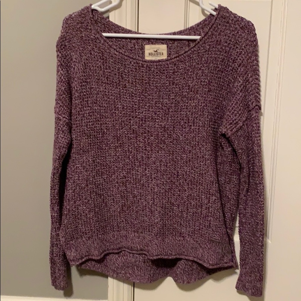 Maroon-purple sweater